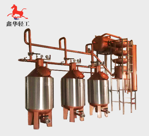 0.6m3*3紫銅材質白蘭地蒸餾機組